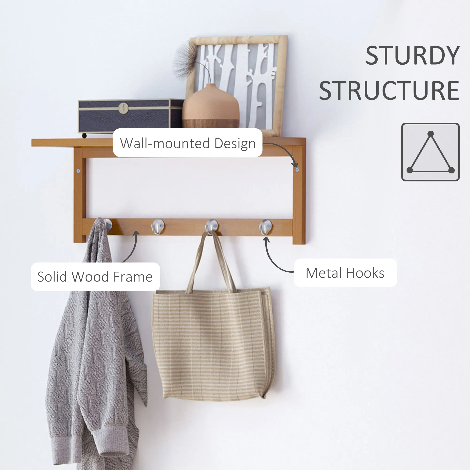 Wall Mounted Clothes Rack