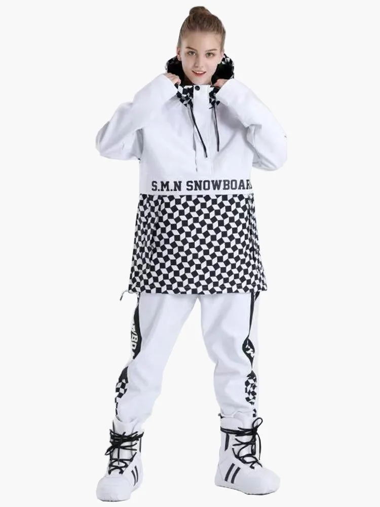 Womens Top Fashion Snowboard Suit Snowsuit  Jacket & Pants Set