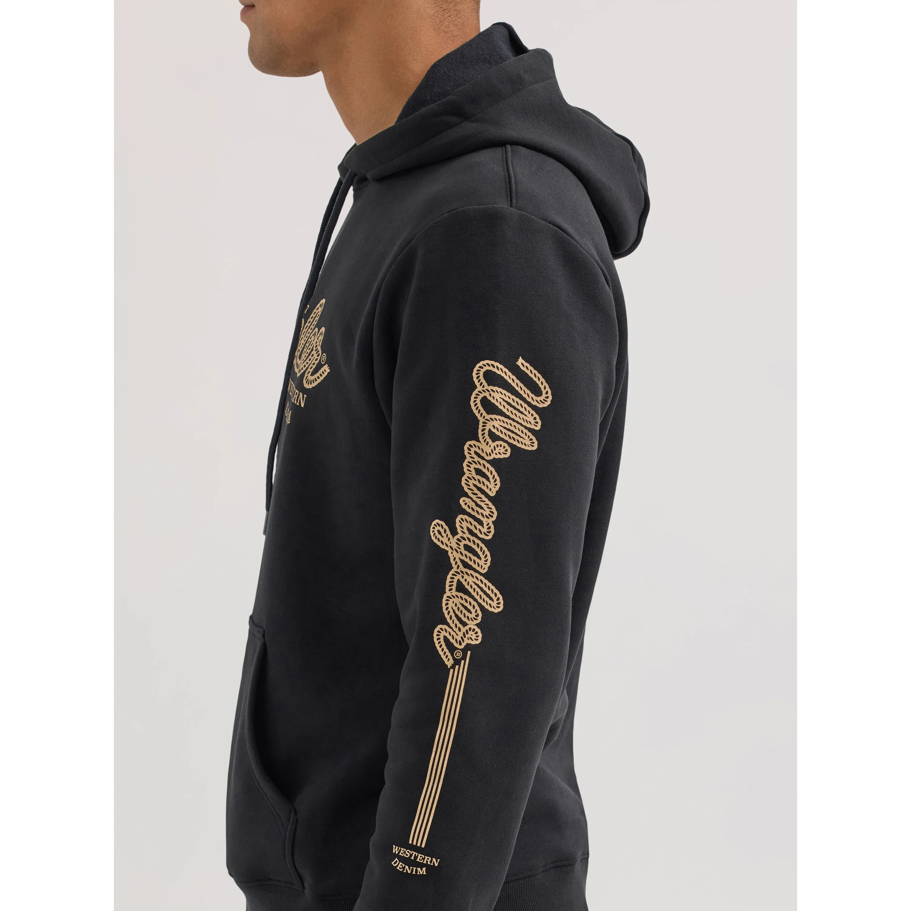 Wrangler Denim Logo Hoodie